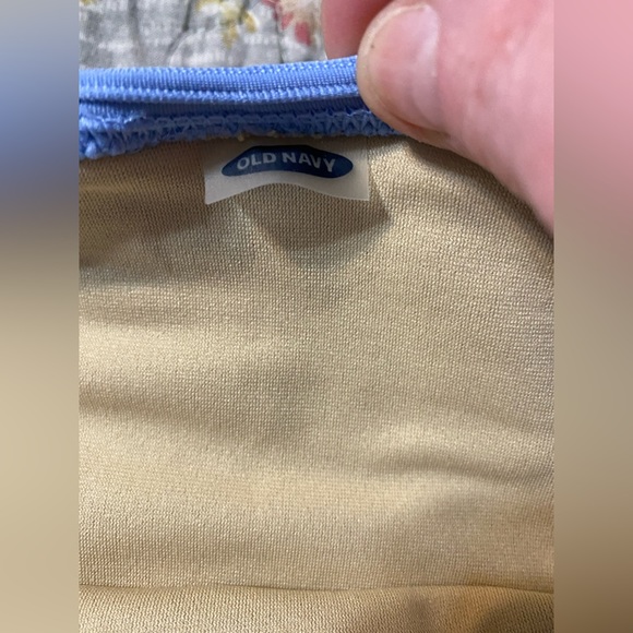 Old Navy Sky Blue Shirred high waist bikini bottoms XL - Picture 2 of 5